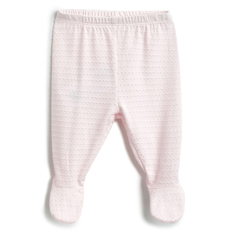 Girls Light Pink Baby's Smock with Leggings image number 2